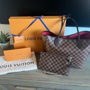 Louis Vuitton Damier Ebene Neverful MM